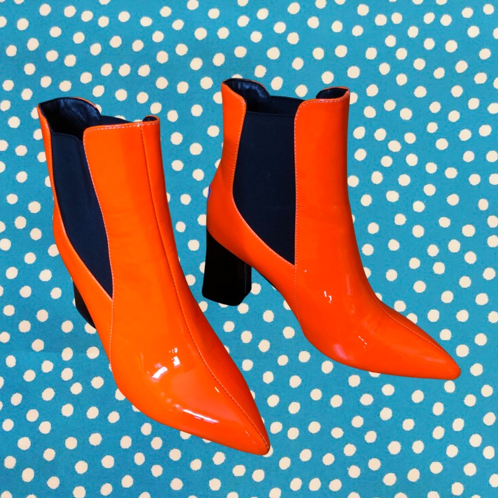 *Neon Orange Booties*